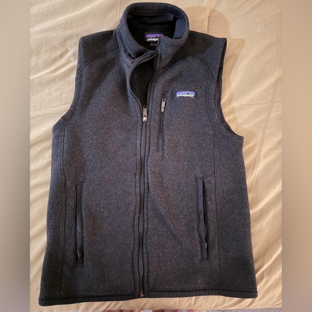 Patagonia Charcoal Gray Fleece Vest